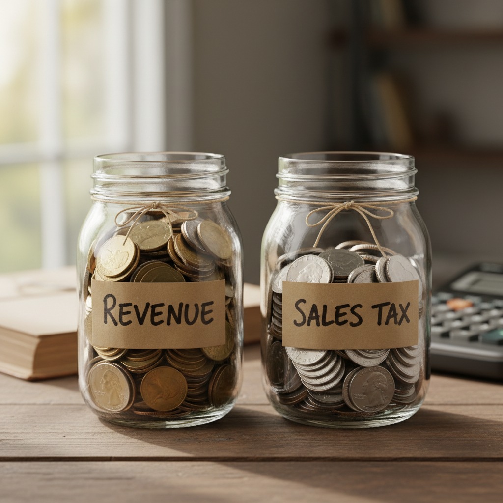 sales tax collected is money you hold and send to the state. It is not your money and must not be treated as yours.